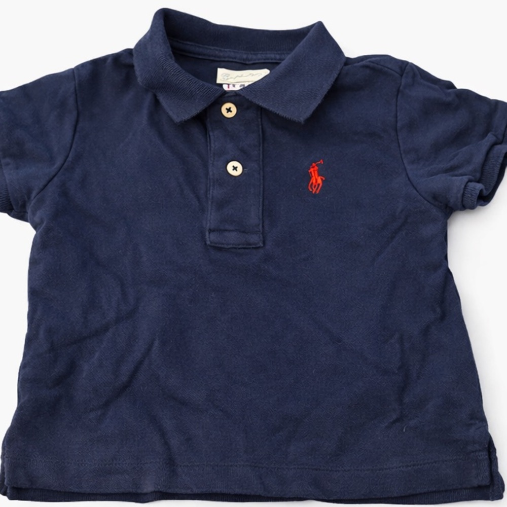 Ralph Lauren Kids Polo in Navy with Red Logo